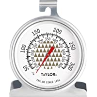 Taylor TYOVENSS Oven Thermometer with Hanging Hook and Stand- Stainless Steel